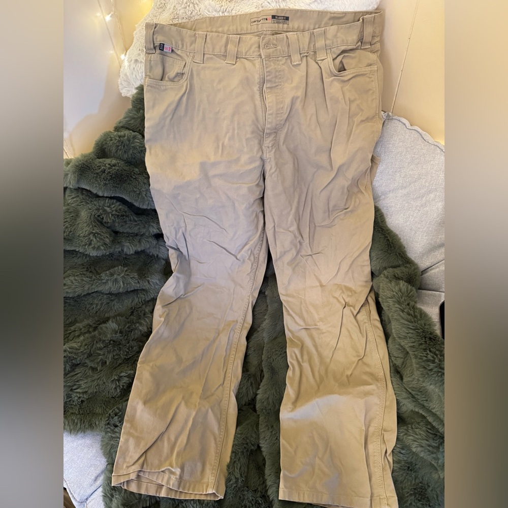 Carhartt Men's FR Khaki Chinos